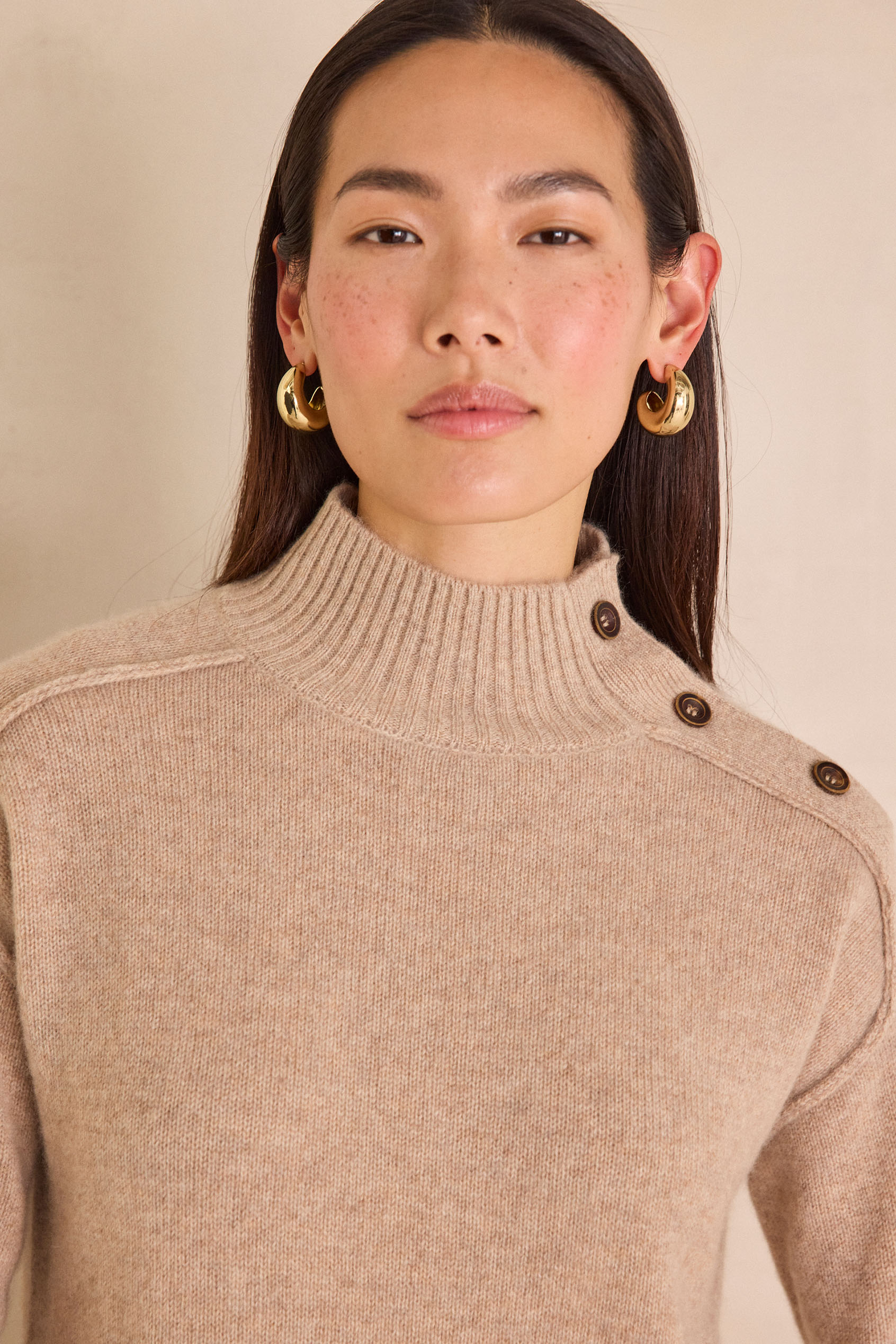 Robe Débardeur 100% Cachemire NS CASHMERE – Taille S, Couleur écru – Neuf Avec étiquettes