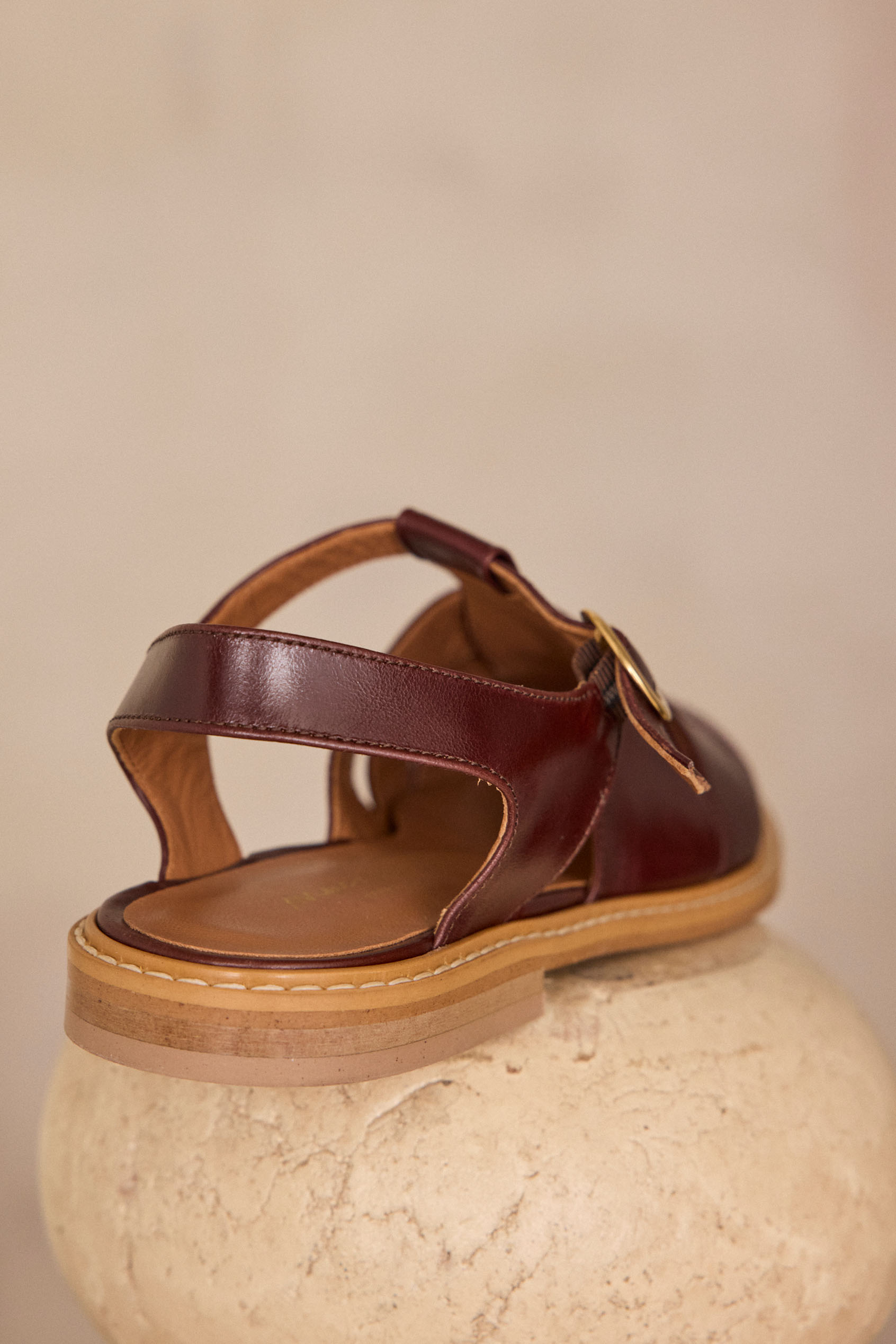Sandale En Cuir Pour Hommes SANITAL LIGHT 1776 - Semelle Intérieure Rembourrée Ultra Confort