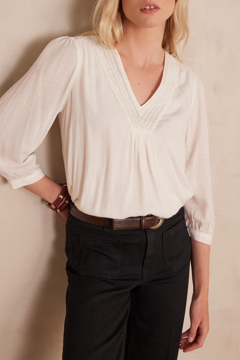 Blouse TAYLOR brodée