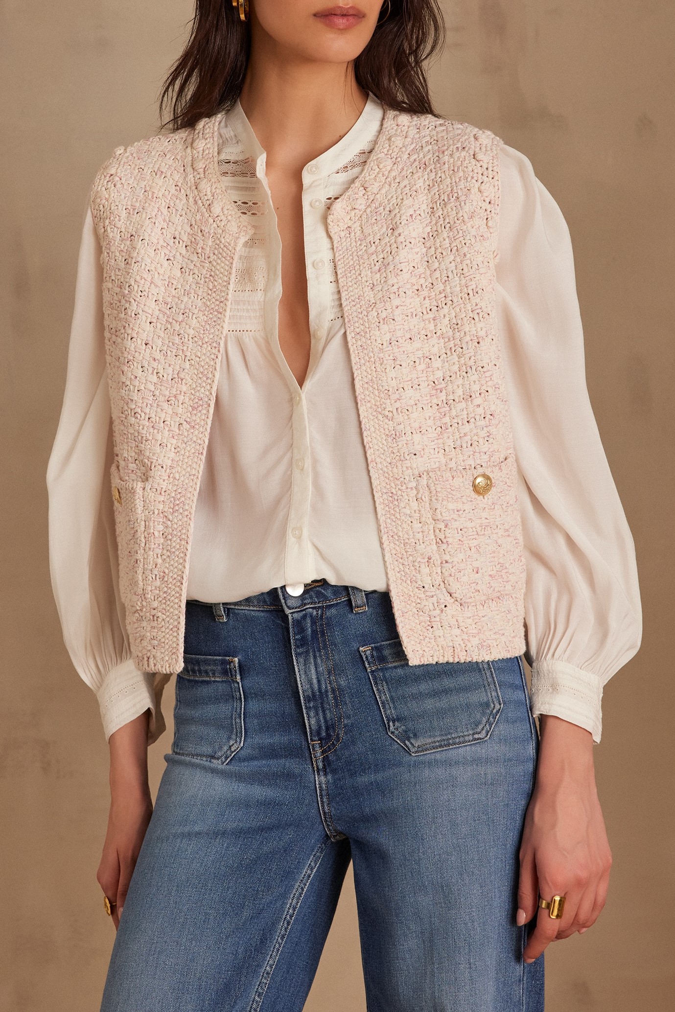 Gilet sans manches STEFFIE en coton