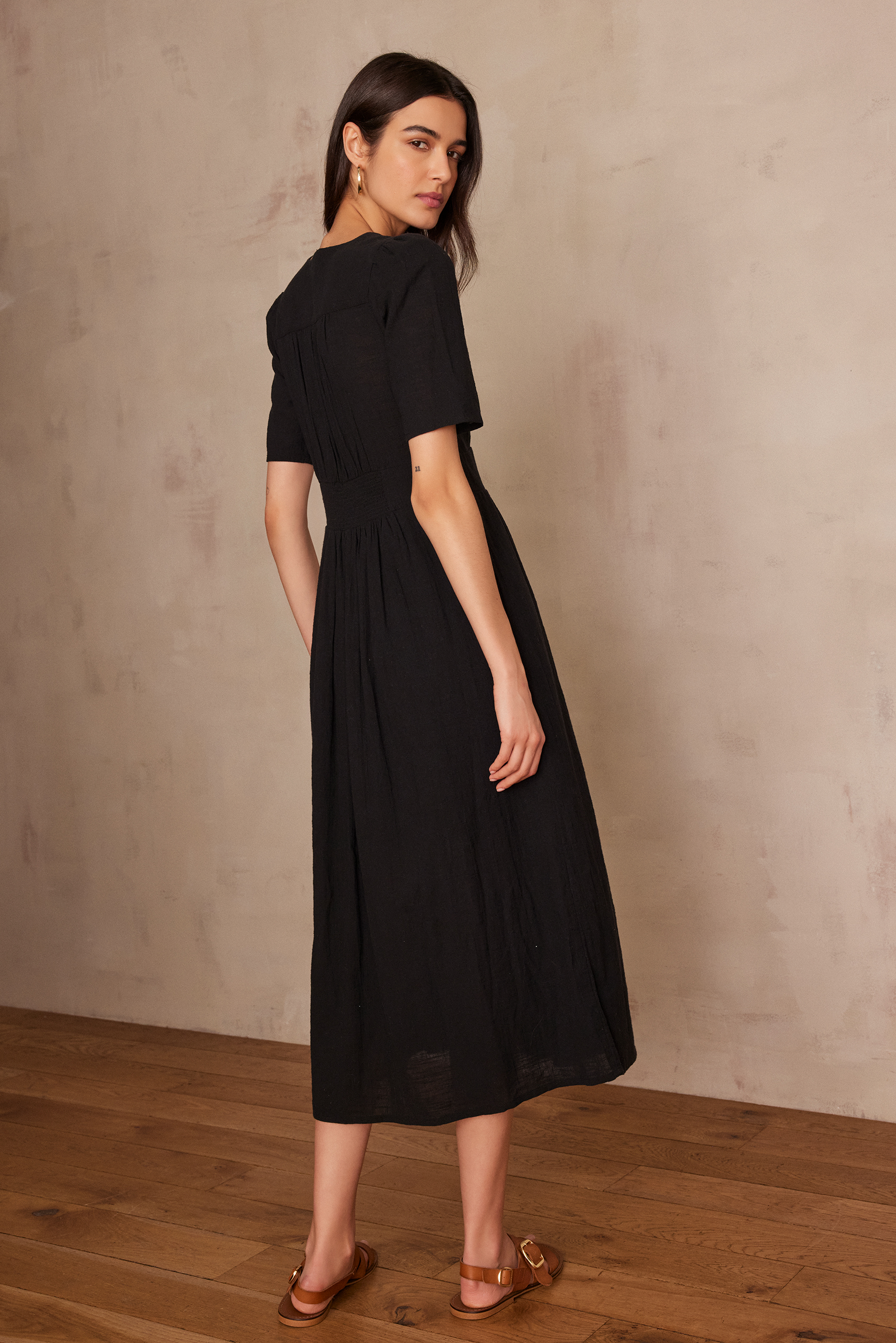 Robe longue LOVE en coton COTON | Maison 123