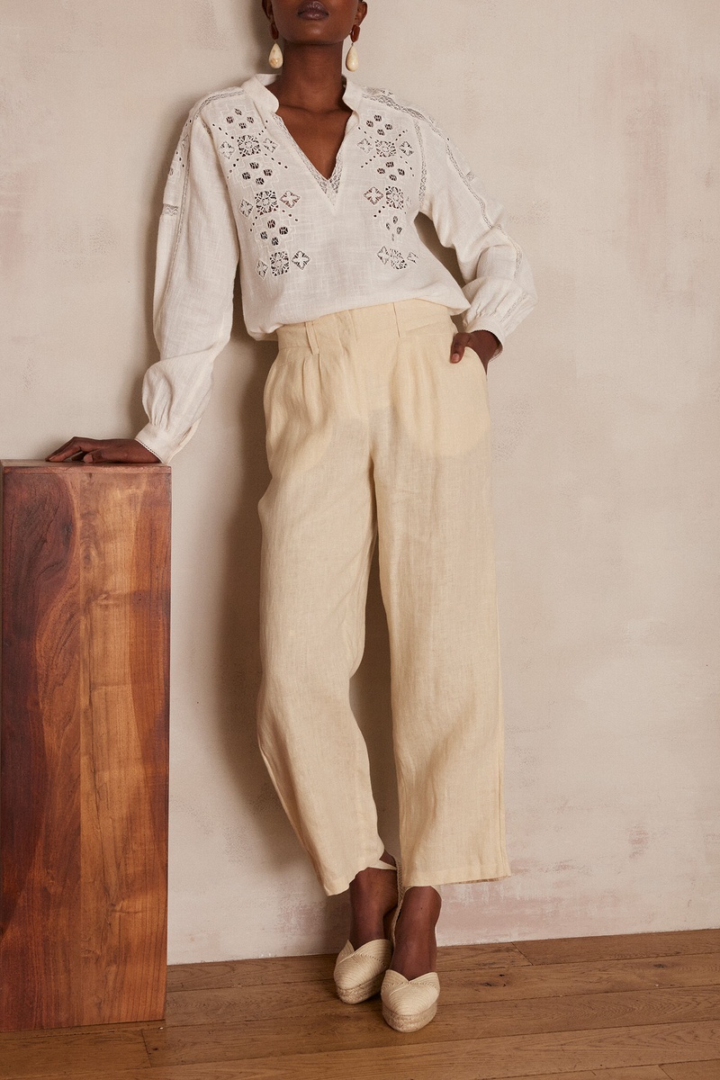 Pantalon BASTIEN en LIN