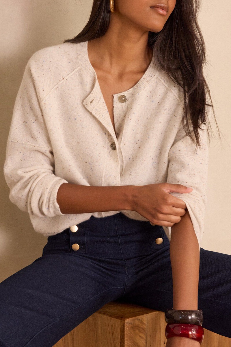 Cardigan BILLY BIS en 100% cachemire