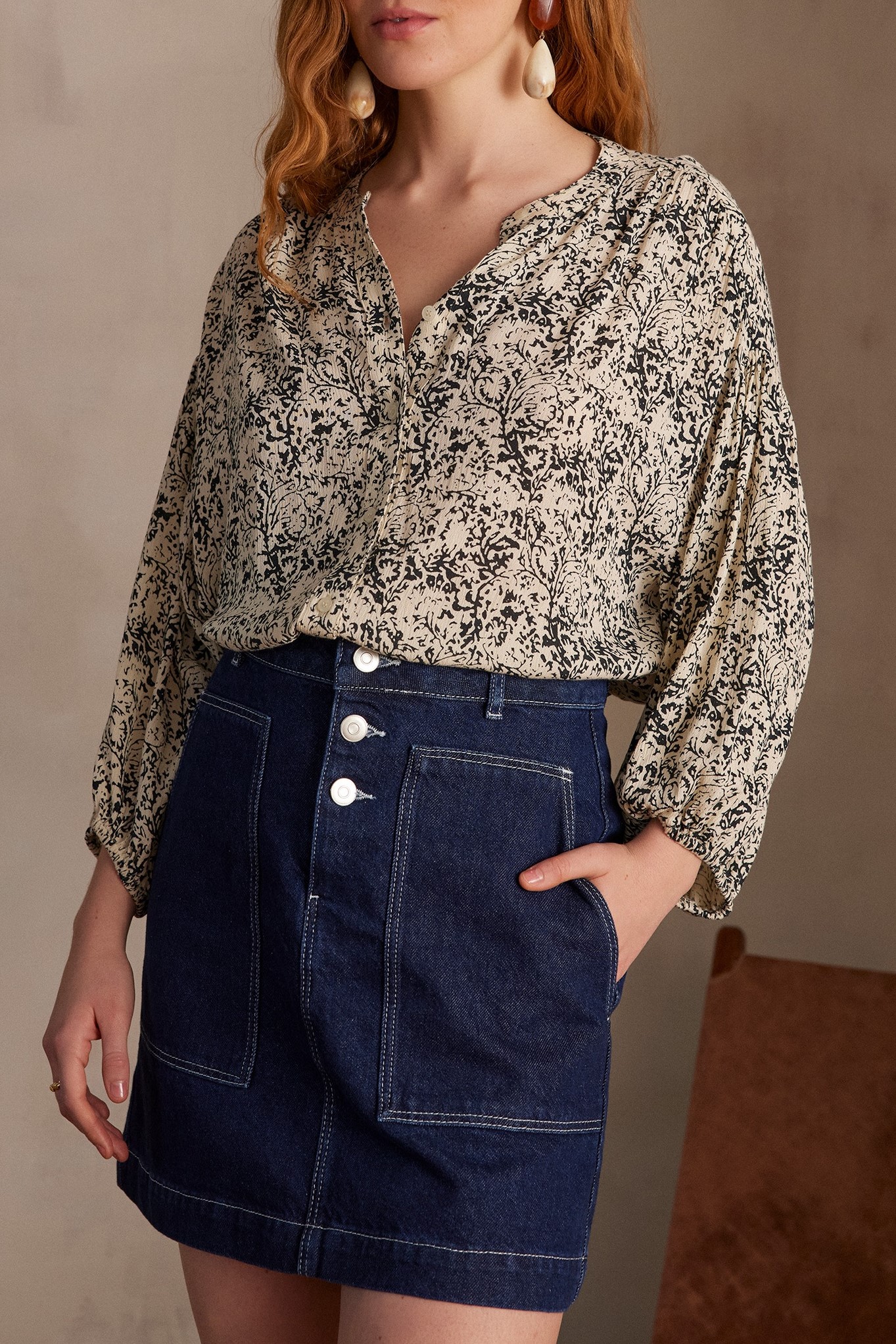 Blouse PROMISE imprimée
