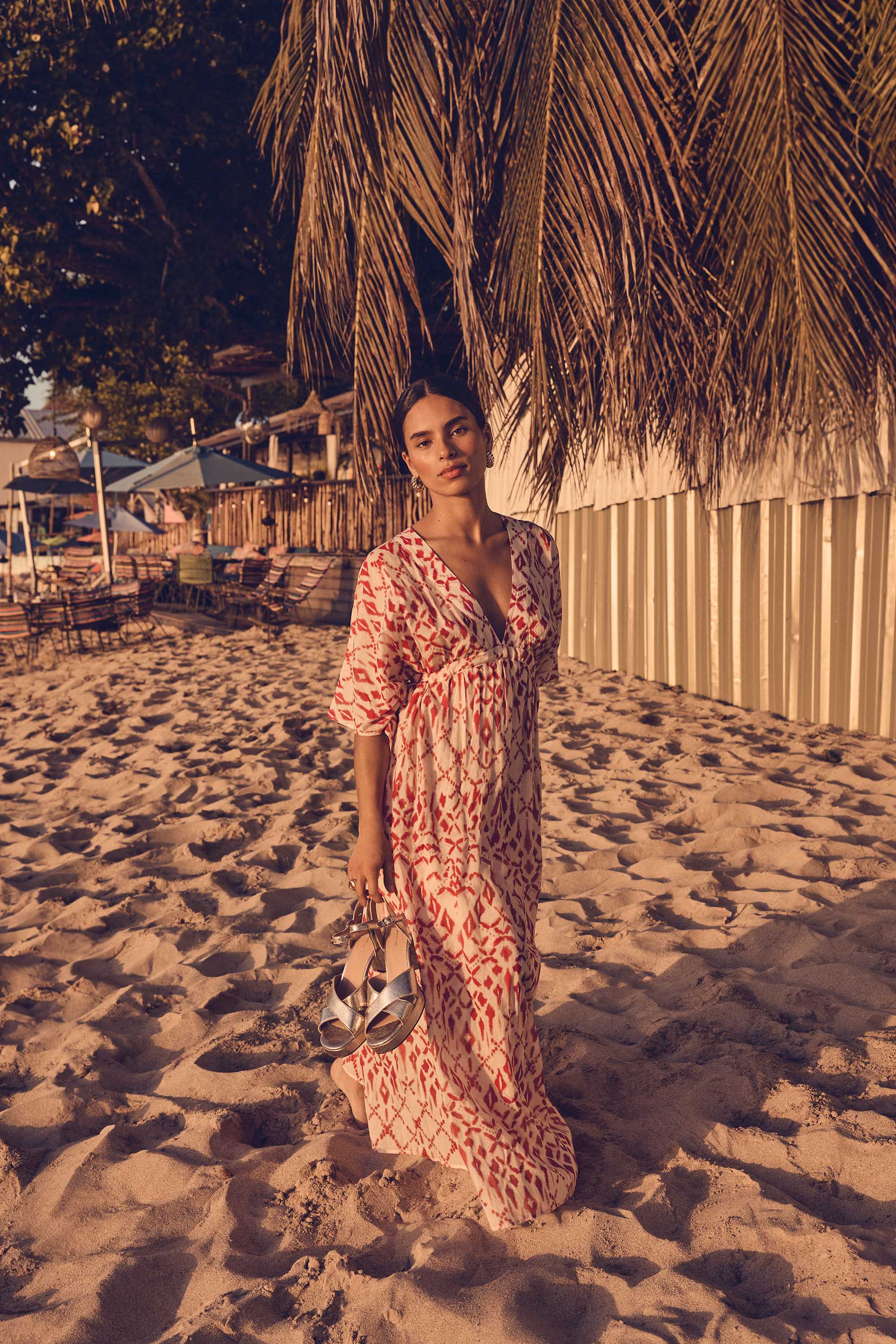 Robe longue LOUBNA en coton COTON | Maison 123