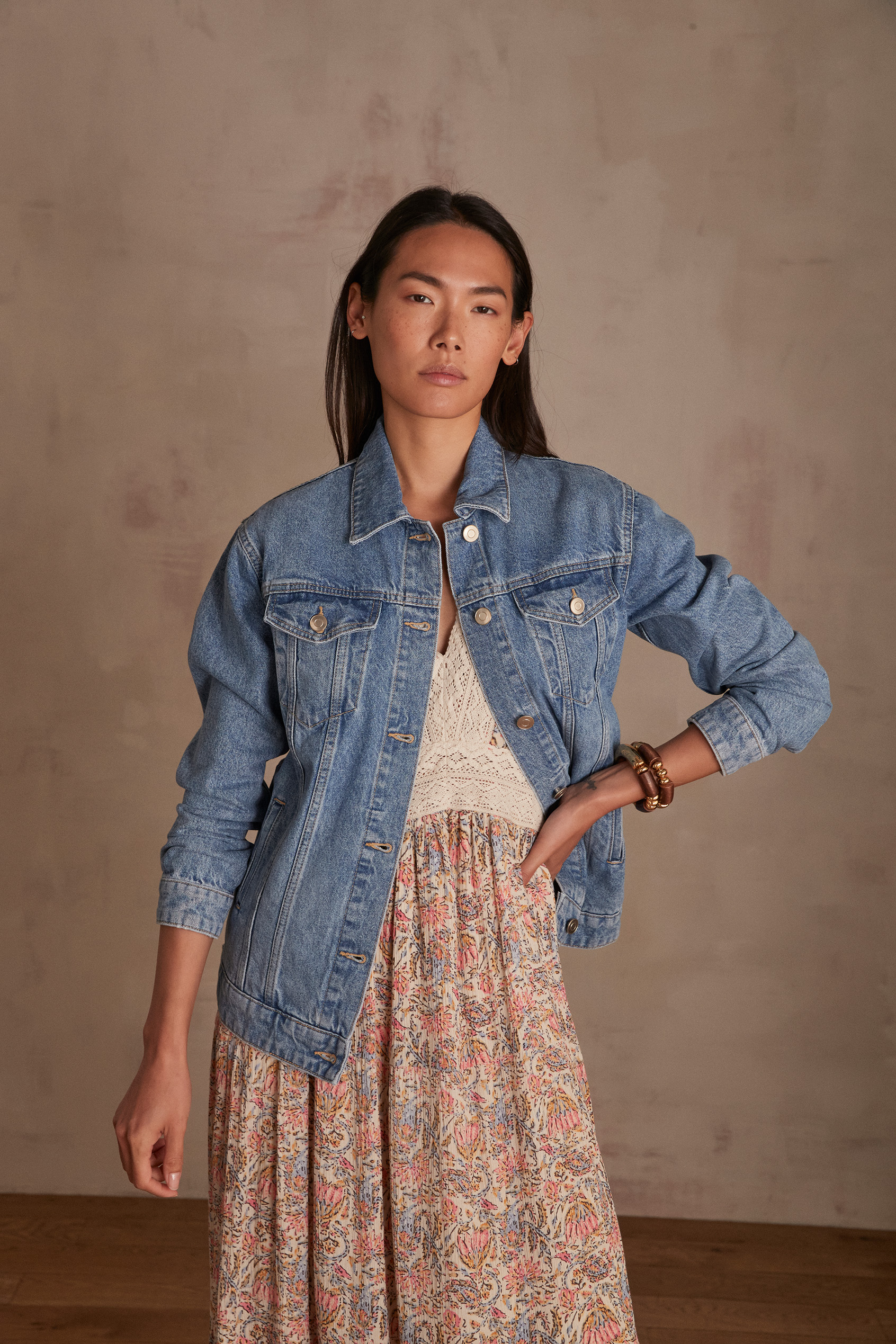 Denim Robe Moulante BoutonnÃ©e Denim Jacket Robe Veste Blanche