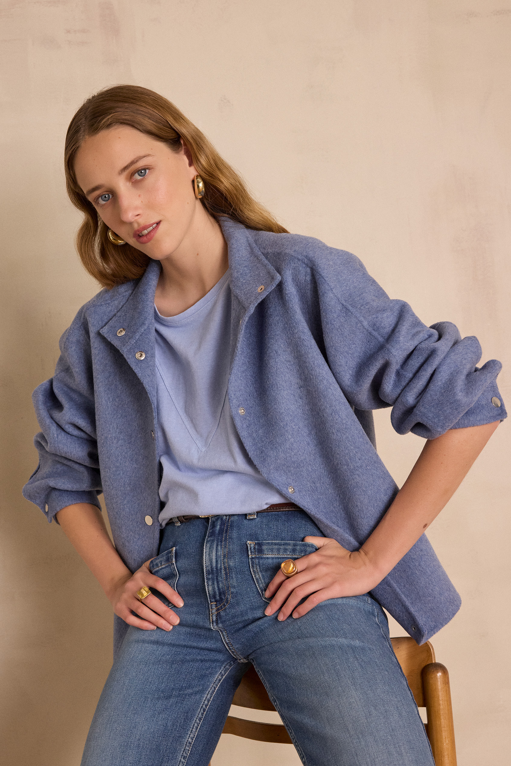 Blouson ARTHUR en laine LAINE | Maison 123