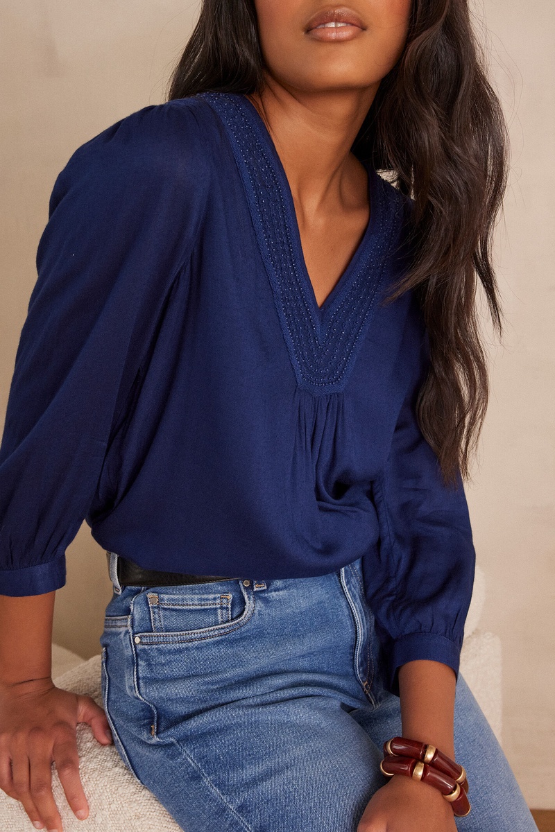 Blouse brodée TAYLOR