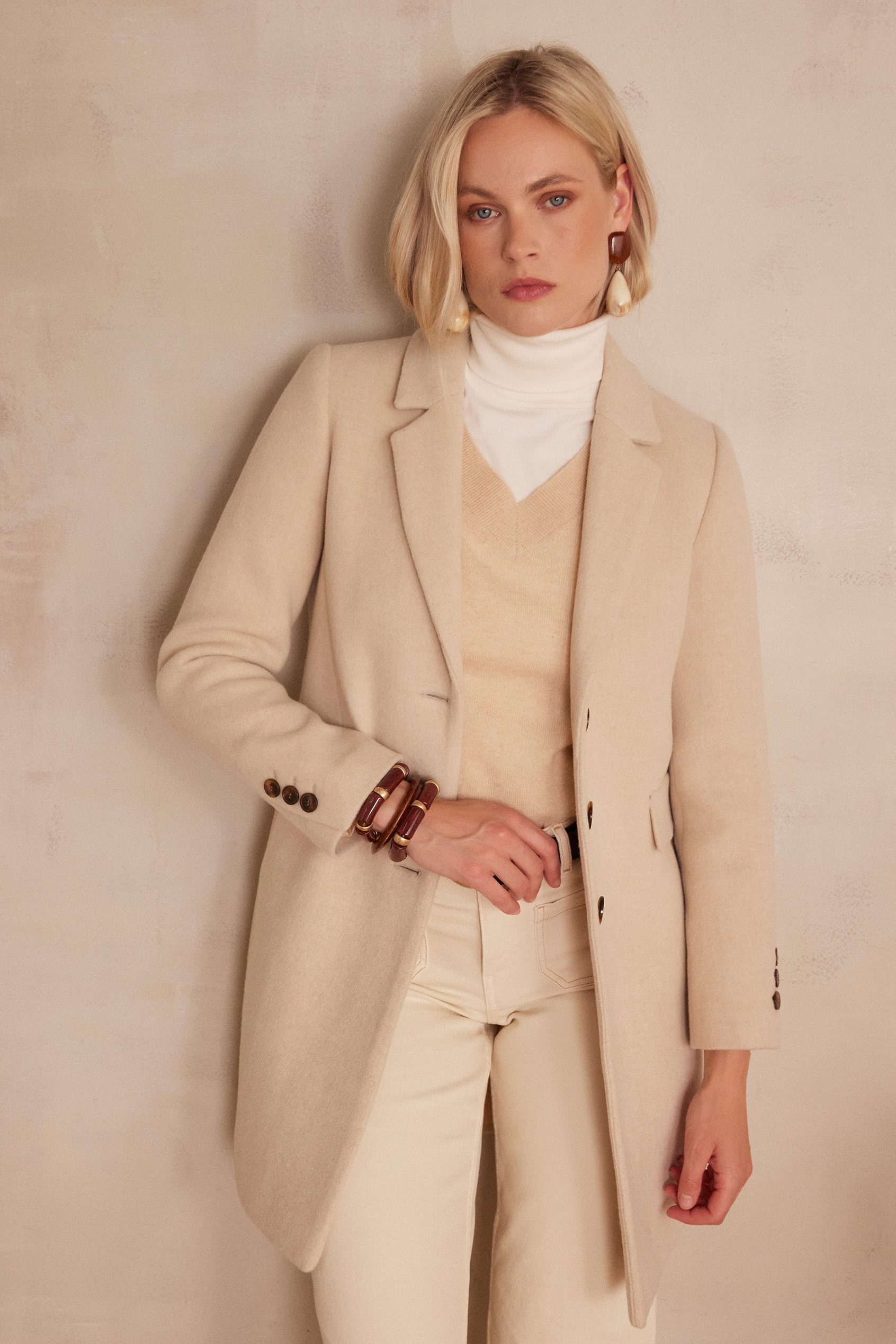 Manteau en laine ANABELLE BIS