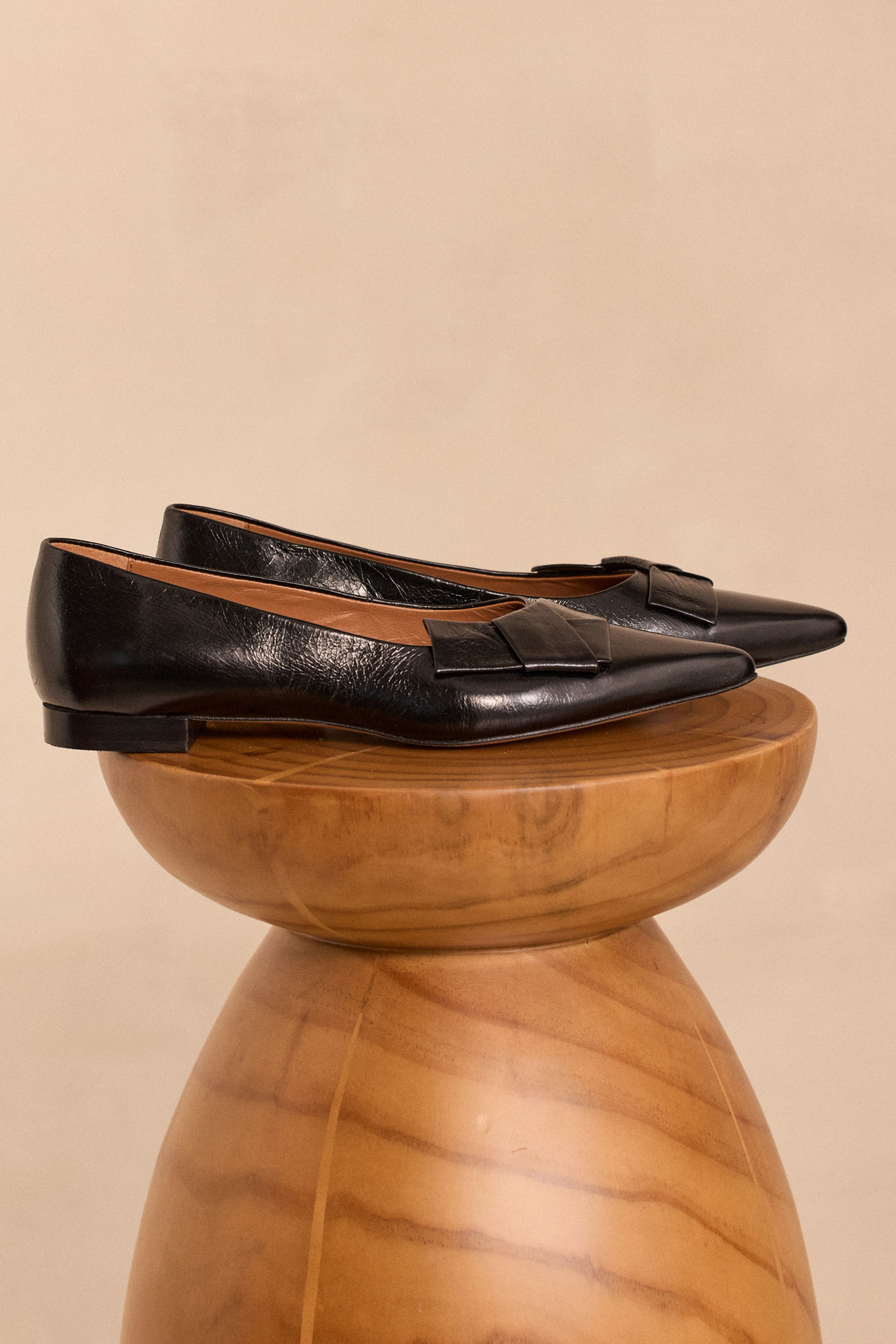 Ballerines en 100% cuir SARAH
