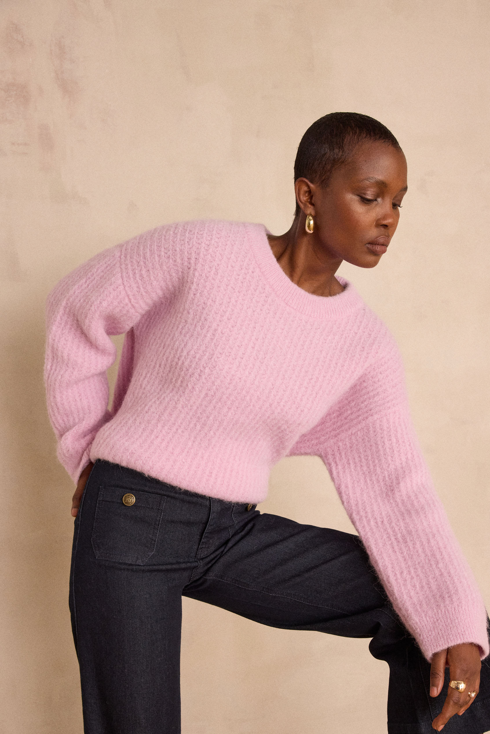 Pull en alpaga et laine BLOOM