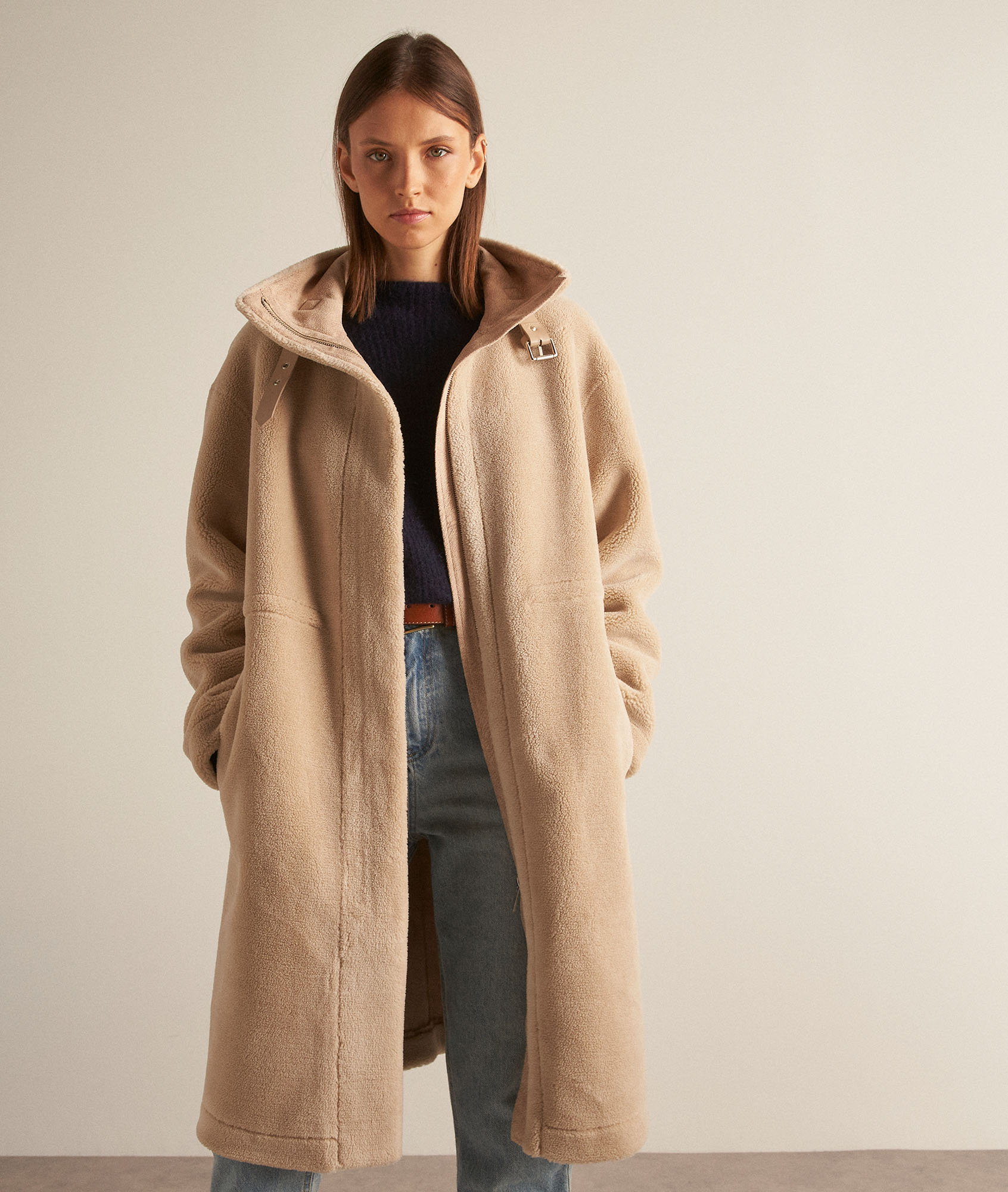 maison 123 manteau beige