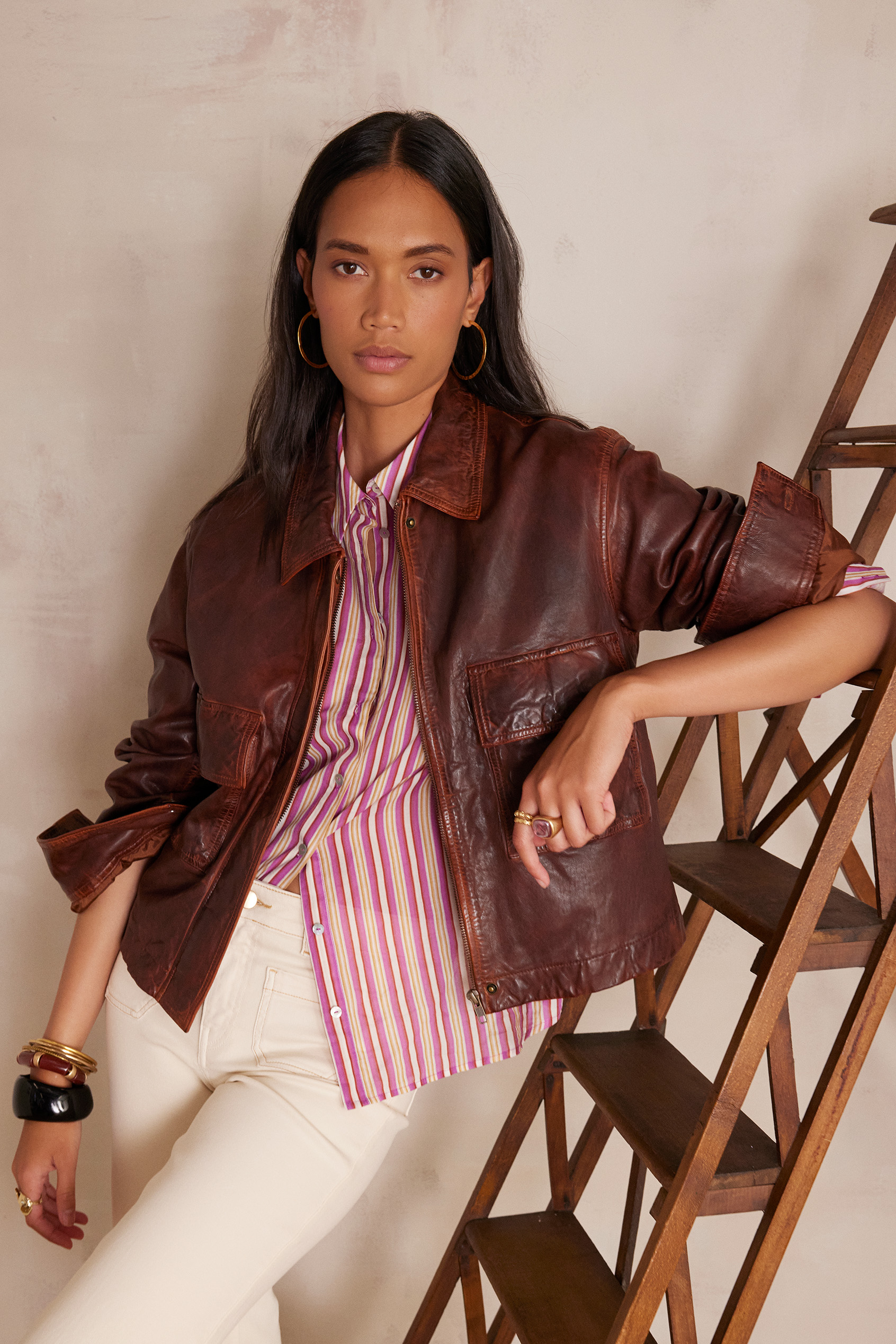 Chemise Colette Tee Shirt Chemise Femme Chemisier Rayée COLETTE En