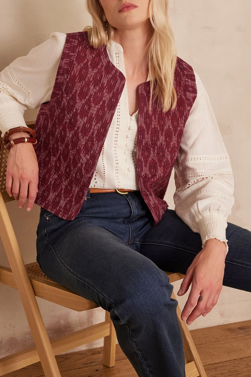 Gilet en coton PRUNE