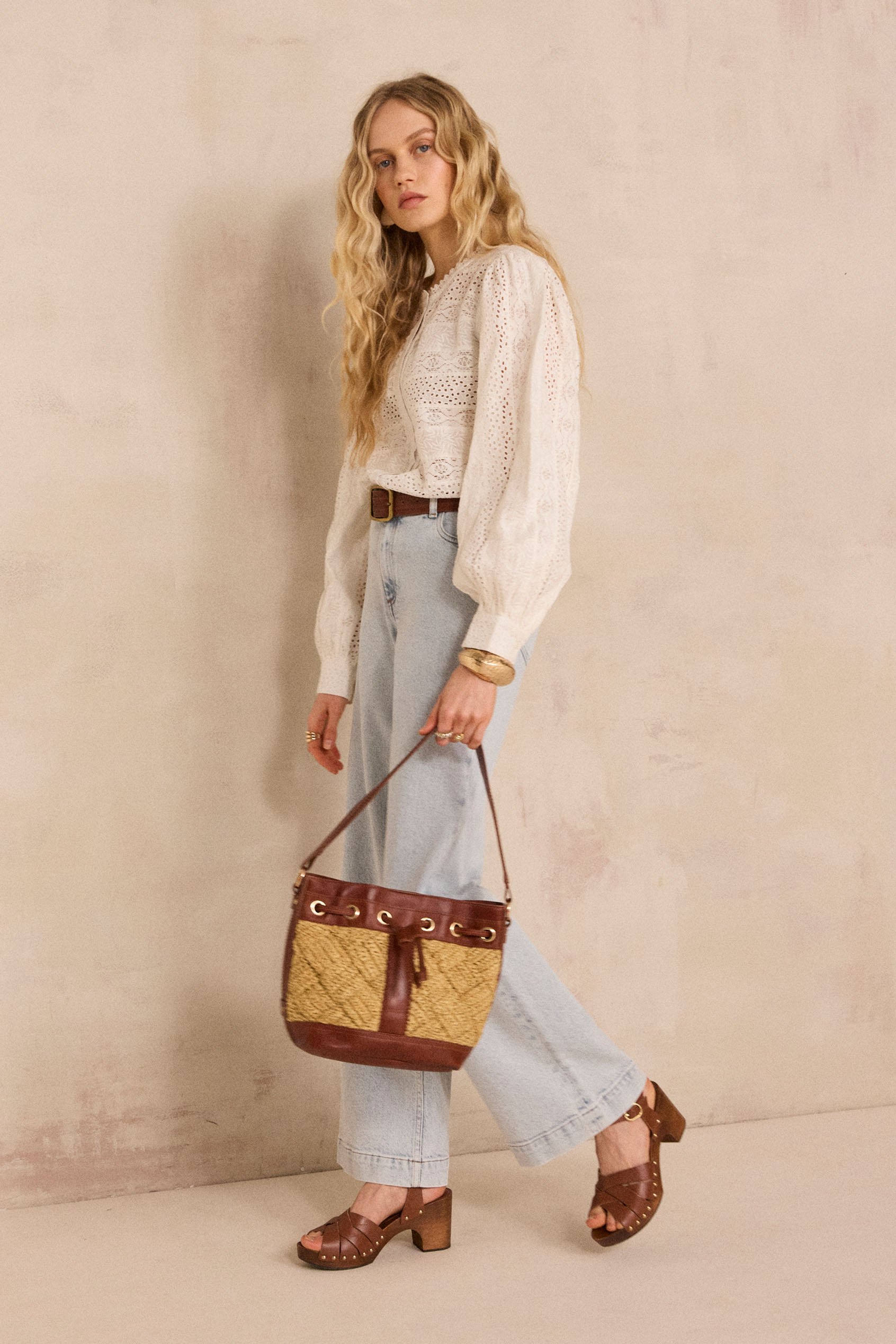 Jean large LISA Femme | DELAVE CLAIR | Maison 123