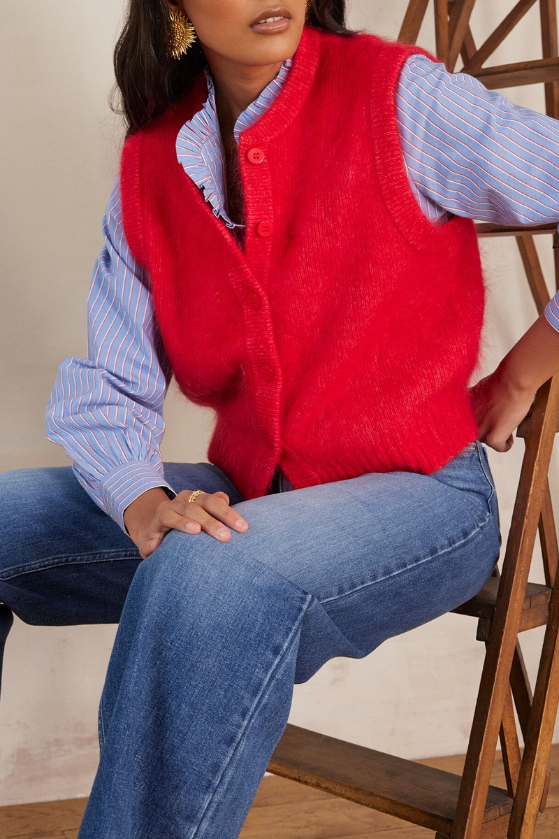 Gilet LOULOU en mohair
