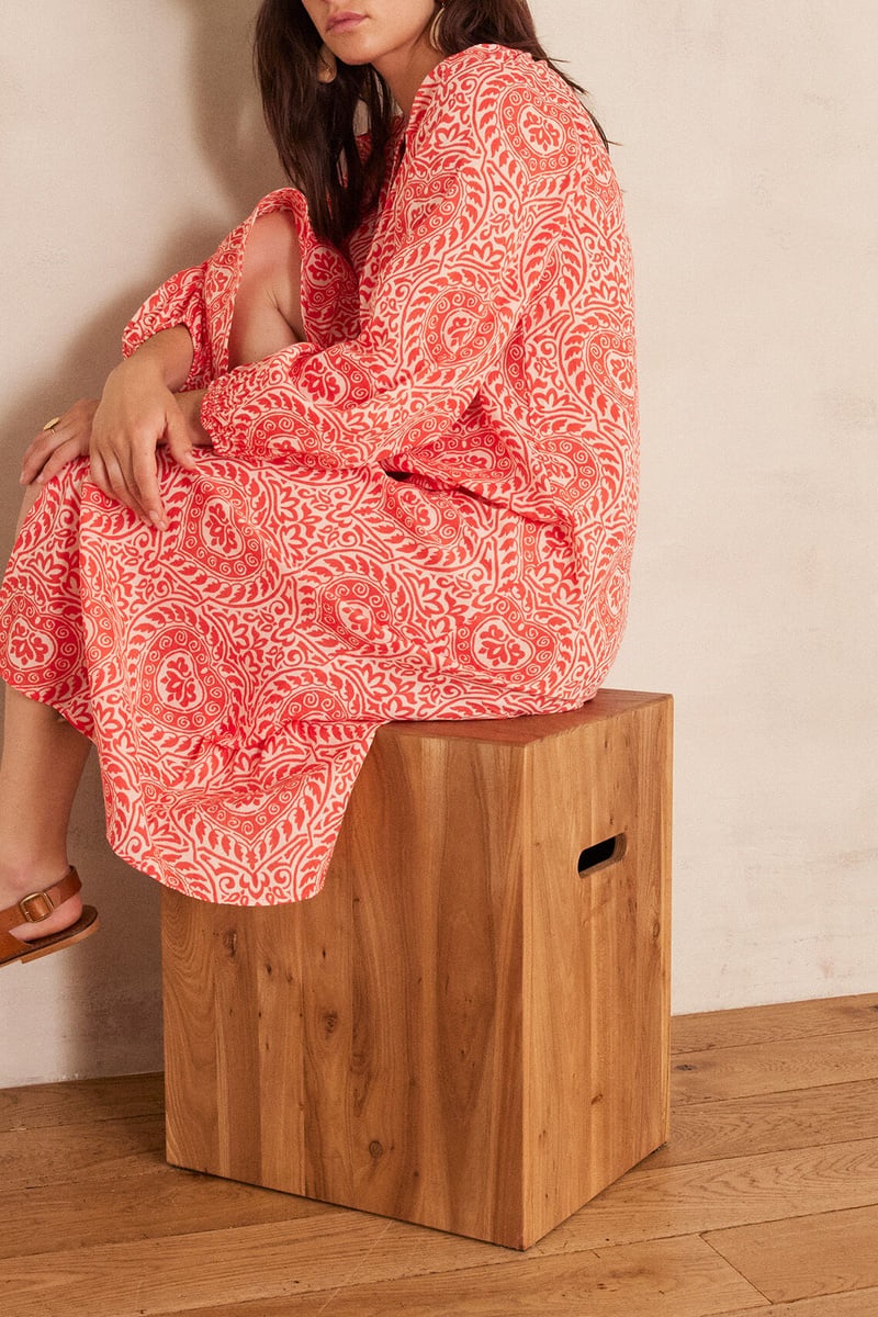 Robe longue ROMANA en coton